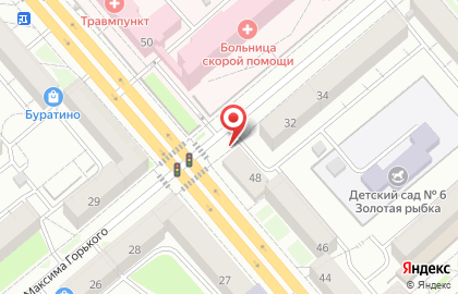 Магазин кондитерских изделий на улице Красина на карте