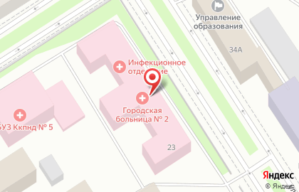Норильская Городская больница №2 в Центральном районе на карте
