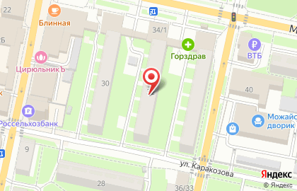 Магазин товаров для животных Profzoo на Московской улице на карте