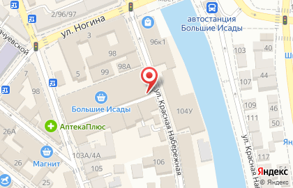 Киоск фастфудной продукции на улице Свердлова на карте