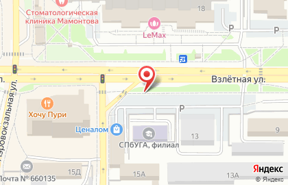 Фабрика дверей на Взлётной улице на карте