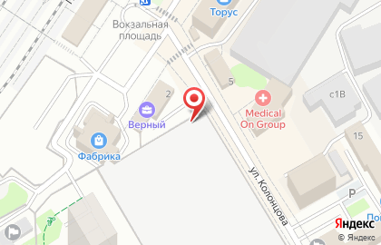 Киоск по продаже хлебобулочных изделий, г. Мытищи на Вокзальной площади на карте