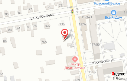 Кафе Тамбовский волк на Базарной улице на карте