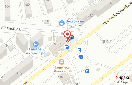 Магазин цветов в Самаре на карте