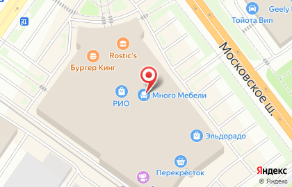 Туристическое агентство Pegas Touristik на площади Гагарина на карте