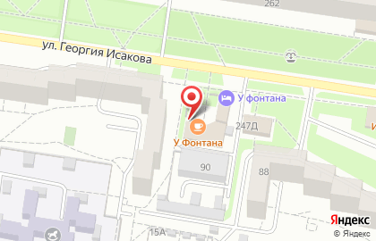 Отель У фонтана в Ленинском районе на карте