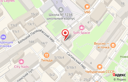 Салон красоты City Nails на метро Тверская на карте