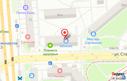 Бар Суши Шоп на улице Старых Большевиков на карте