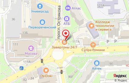 24 часа на Океанском проспекте на карте