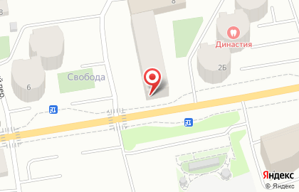 Окружная клиническая больница в Ханты-Мансийске на карте