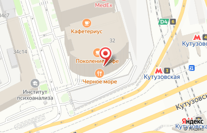 Фирменный магазин SberShop на Кутузовском проспекте на карте