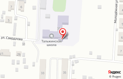 Тальжинская основная общеобразовательная школа на карте