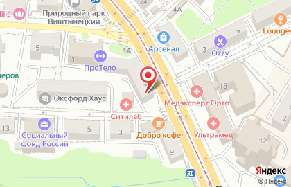 Салон оптики Fielmann на улице Чайковского на карте