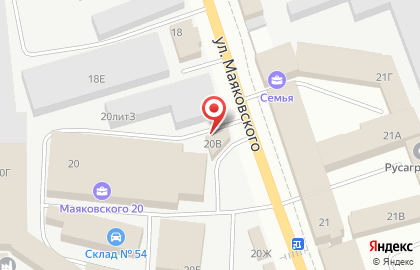 Дельта на улице Маяковского на карте