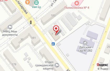 Агентство недвижимости Дом на улице Елизарова на карте