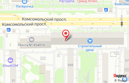 Миледи на Комсомольском проспекте на карте