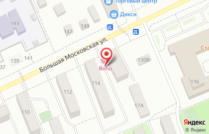 Магазин автозапчастей Exist.ru на Большой Московской улице на карте