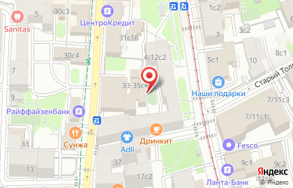 Торговая компания РАДУГА на Новокузнецкой улице на карте