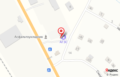 АГЗС в Смоленске на карте