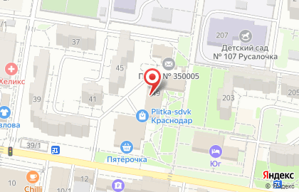 Торговая компания Plitka SDVK Краснодар на Кореновской улице на карте