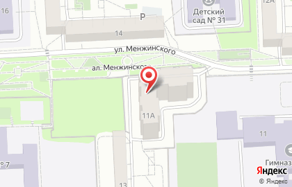 Центр Психического Здоровья Метелица в Железнодорожном районе на карте