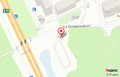 Автостоянка на Приморском шоссе (Сестрорецк), 261Б на карте