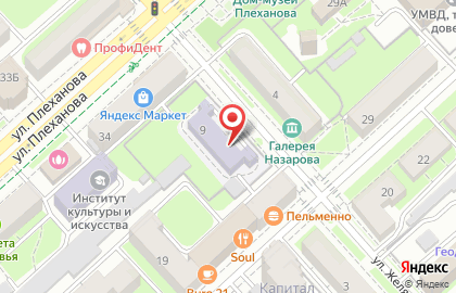 Детский сад №1 в Правобережном районе на карте