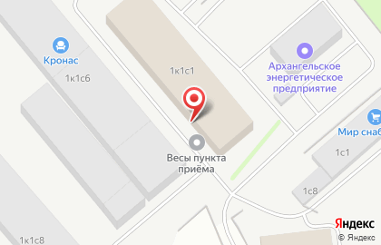 Пункт приема черных, цветных металлов ВторЧерМет на Талажском шоссе на карте