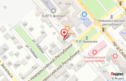 Салон-парикмахерская Салон-парикмахерская в Краснодаре на карте