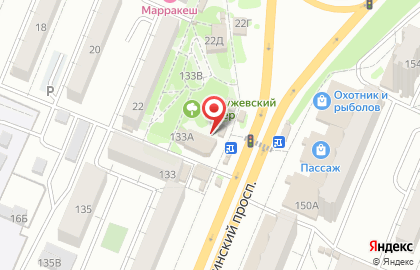 Продуктовый магазин в Воронеже на карте