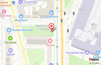 Магнолия на Люсиновской улице на карте