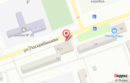Микрокредитная компания Финтерра на Комсомольской на карте