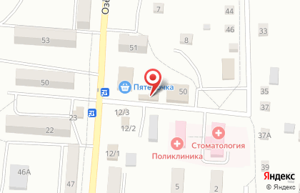 Магазин смешанных товаров на Приозёрной улице на карте