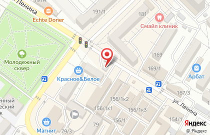 Магазин колбасных изделий Балахоновский мясокомбинат на улице Ленина на карте