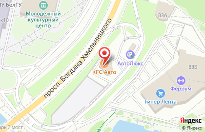 Автошкола Фаворит в Белгороде на карте