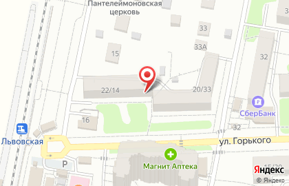 Продуктовый магазин в Москве на карте