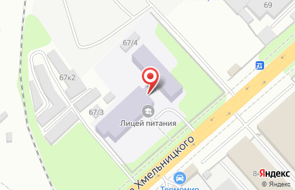 Компания Лидер на улице Богдана Хмельницкого на карте