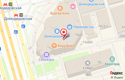 Алессандро Беже на Домодедовской на карте