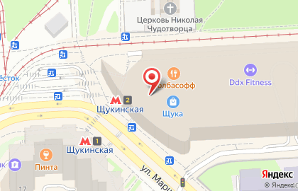 Салон связи Yota на Щукинской улице на карте
