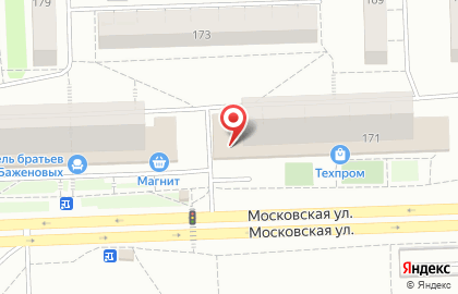 Магазин бытовой техники и электроники Электронный Квадрат на Московской улице на карте