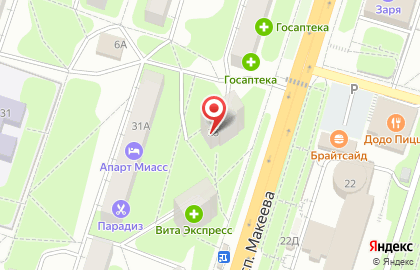 Билайн в Миассе на карте