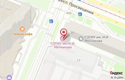 Центр медицинской косметологии г. Санкт-Петербурга на карте