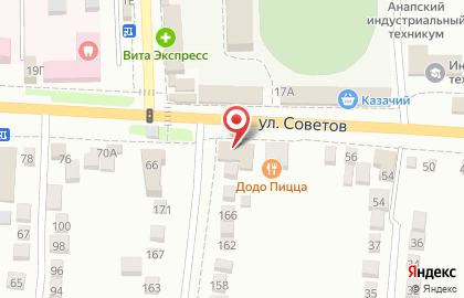 Магазин алкогольной продукции Алкотека на улице Советов на карте