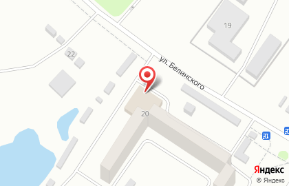 Супермаркет Метрополис на улице Белинского на карте