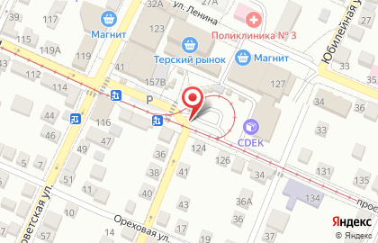 Продовольственный магазин в Пятигорске на карте