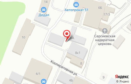 Магазин в Мурманске на карте