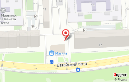 Атаман в Марьино на карте