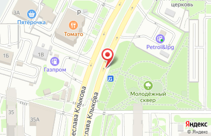 Русский Букет на проспекте Вячеслава Клыкова на карте