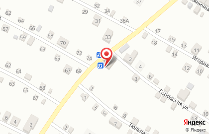 Продуктовый магазин Березка на Сиреневой улице на карте