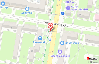 Продуктовый киоск в Автозаводском районе на карте